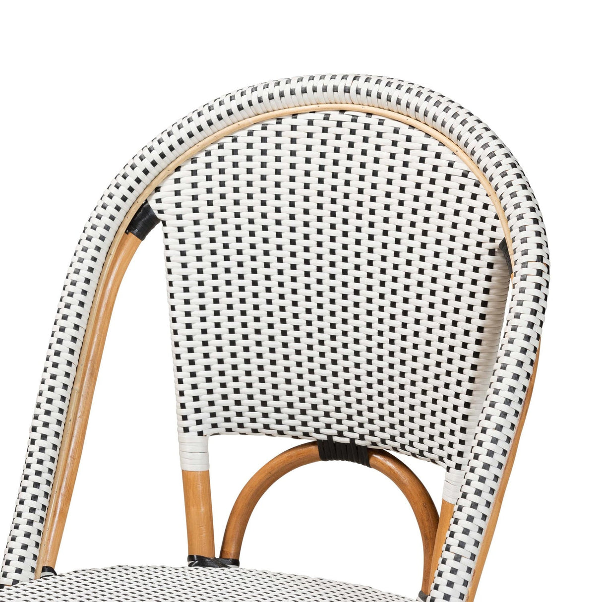 Contract furniture - White Weaving Indoor Outdoor Bistro Chair - www.oroatrade.com | Oroa.com