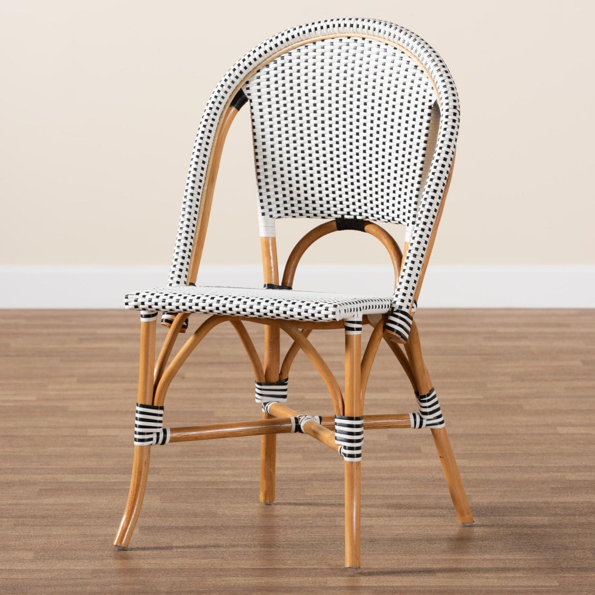 Contract furniture - White Weaving Indoor Outdoor Bistro Chair - www.oroatrade.com | Oroa.com