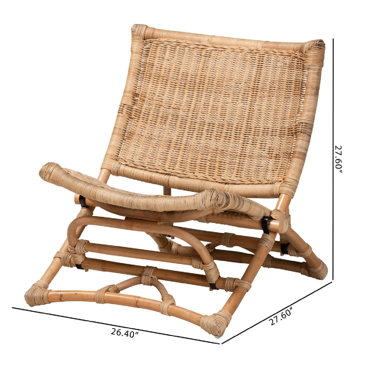 Modern European furniture - Natural Rattan Foldable Lounge Chair - www.oroa.com | Oroa.com