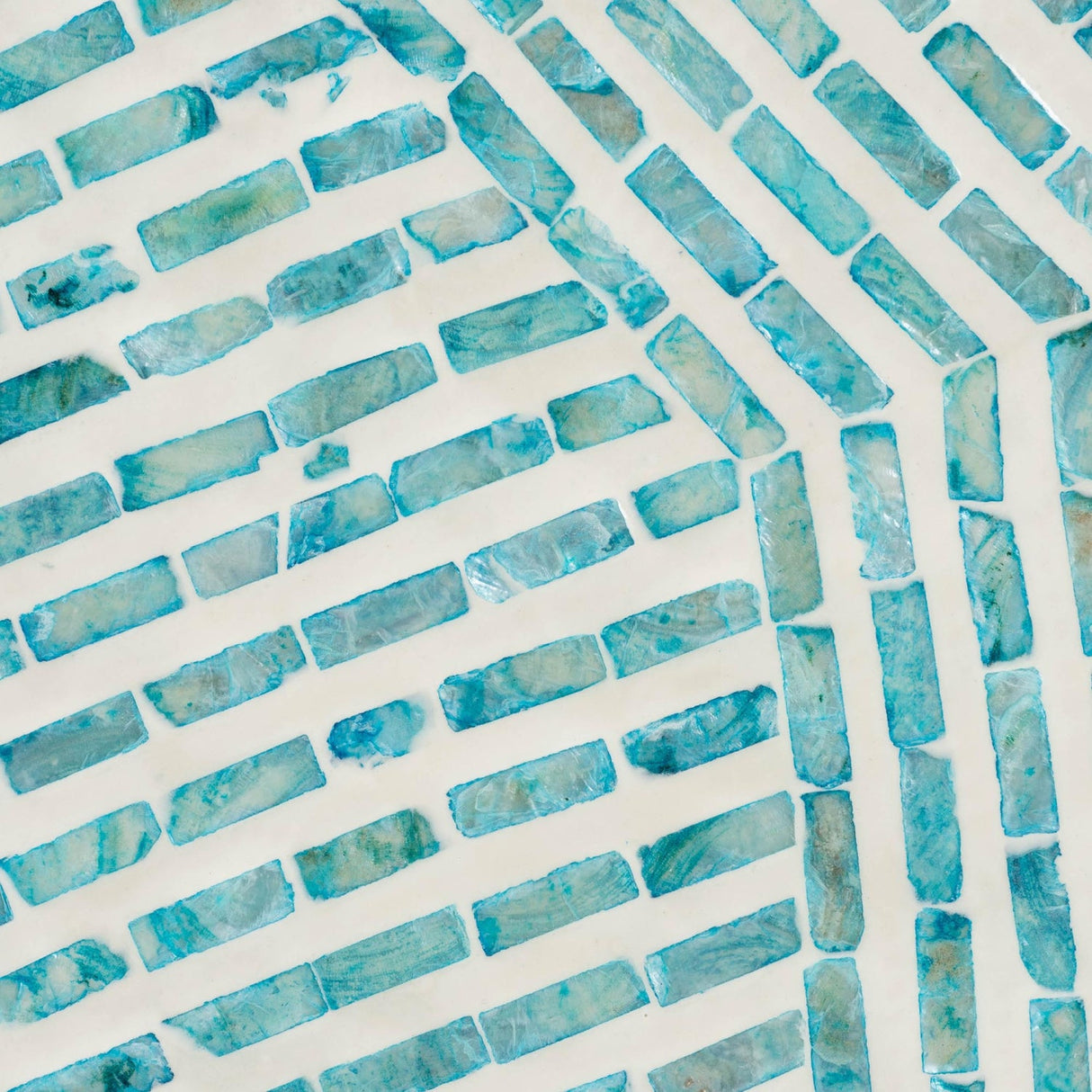 Modern European furniture - Blue Mother Of Pearl End Table - www.oroa.com | Oroa.com