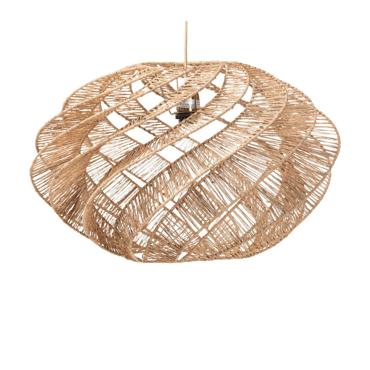 Modern European furniture - Jute Spiral Pendant Lamp - www.oroa.com | Oroa.com