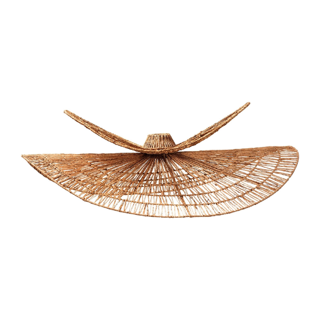 Modern European furniture - Woven Jute Floral Pendant Lamp - www.oroa.com | Oroa.com