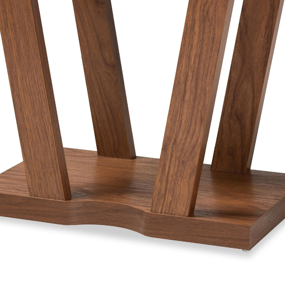 Modern European furniture - Walnut Angular Console Table - www.oroa.com | Oroa.com