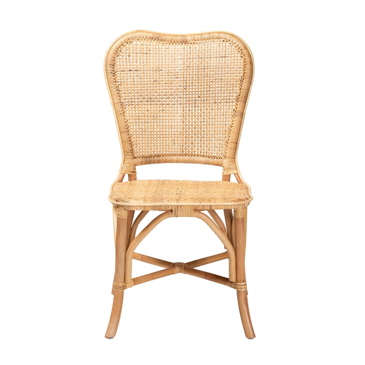 Contract furniture - Natural Rattan Dining Chair - www.oroatrade.com | Oroa.com