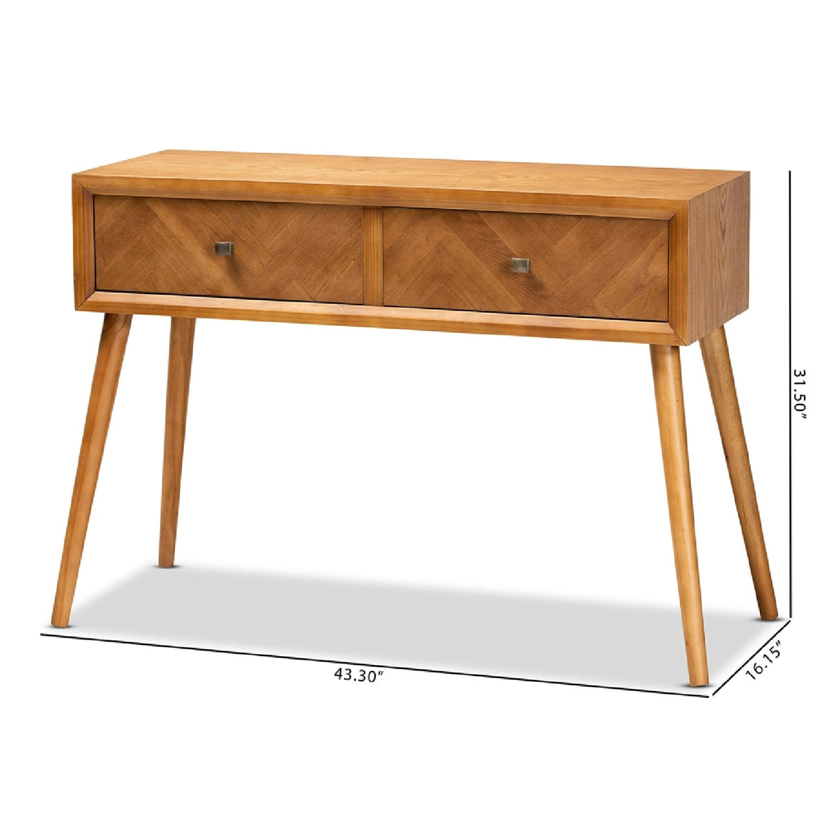 Modern European furniture - Wooden 2 Drawer Console Table - www.oroa.com | Oroa.com