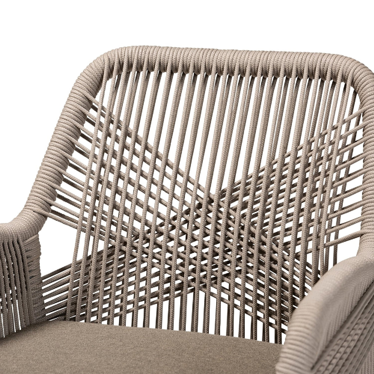 Modern European furniture - Gray Woven Rope Dining Chair - www.oroa.com | Oroa.com