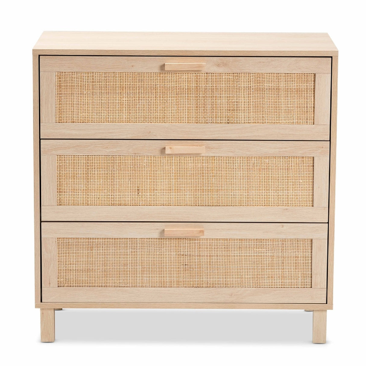 Modern European furniture - 3 Drawer Rattan Storage Cabinet - www.oroa.com | Oroa.com