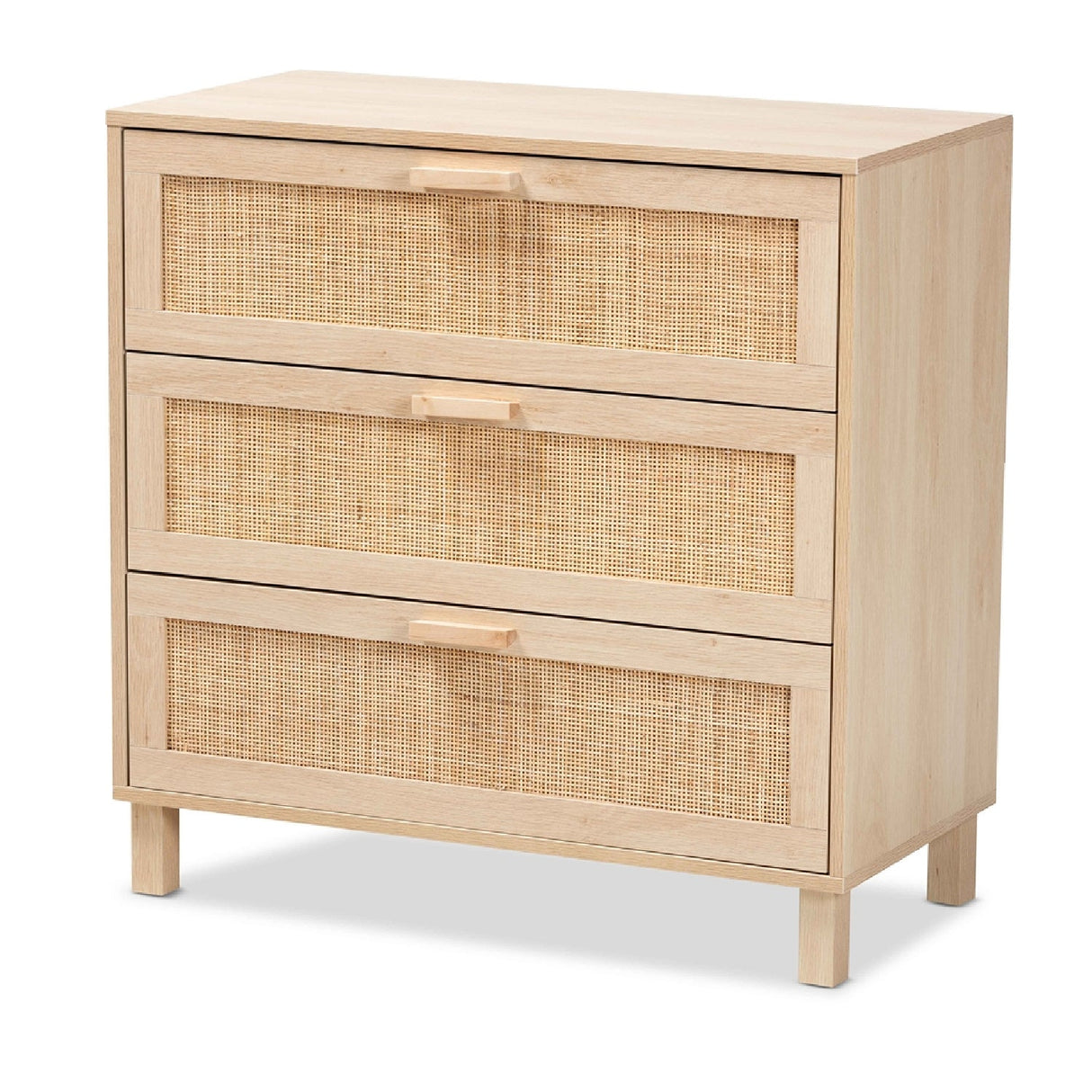 Modern European furniture - 3 Drawer Rattan Storage Cabinet - www.oroa.com | Oroa.com