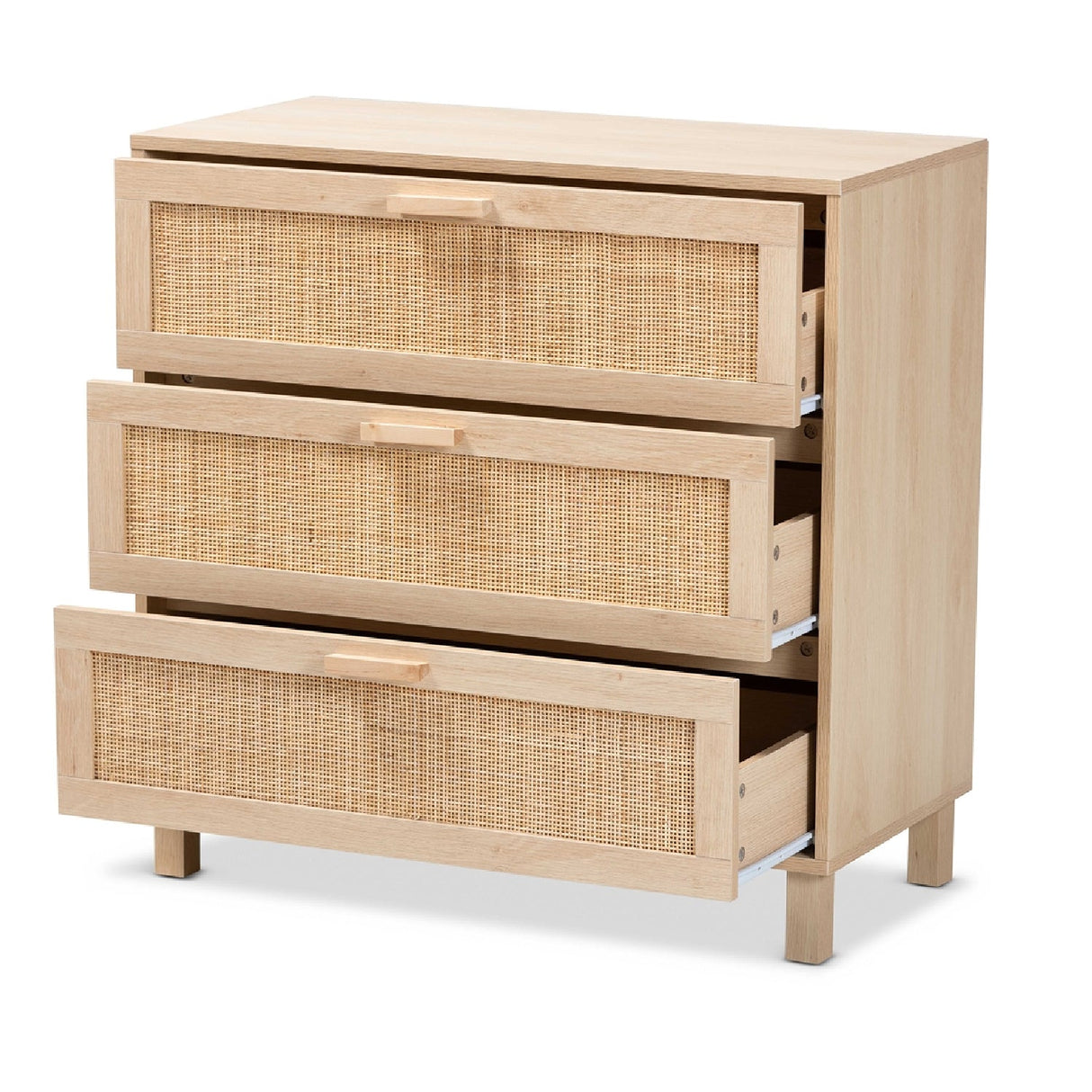 Modern European furniture - 3 Drawer Rattan Storage Cabinet - www.oroa.com | Oroa.com