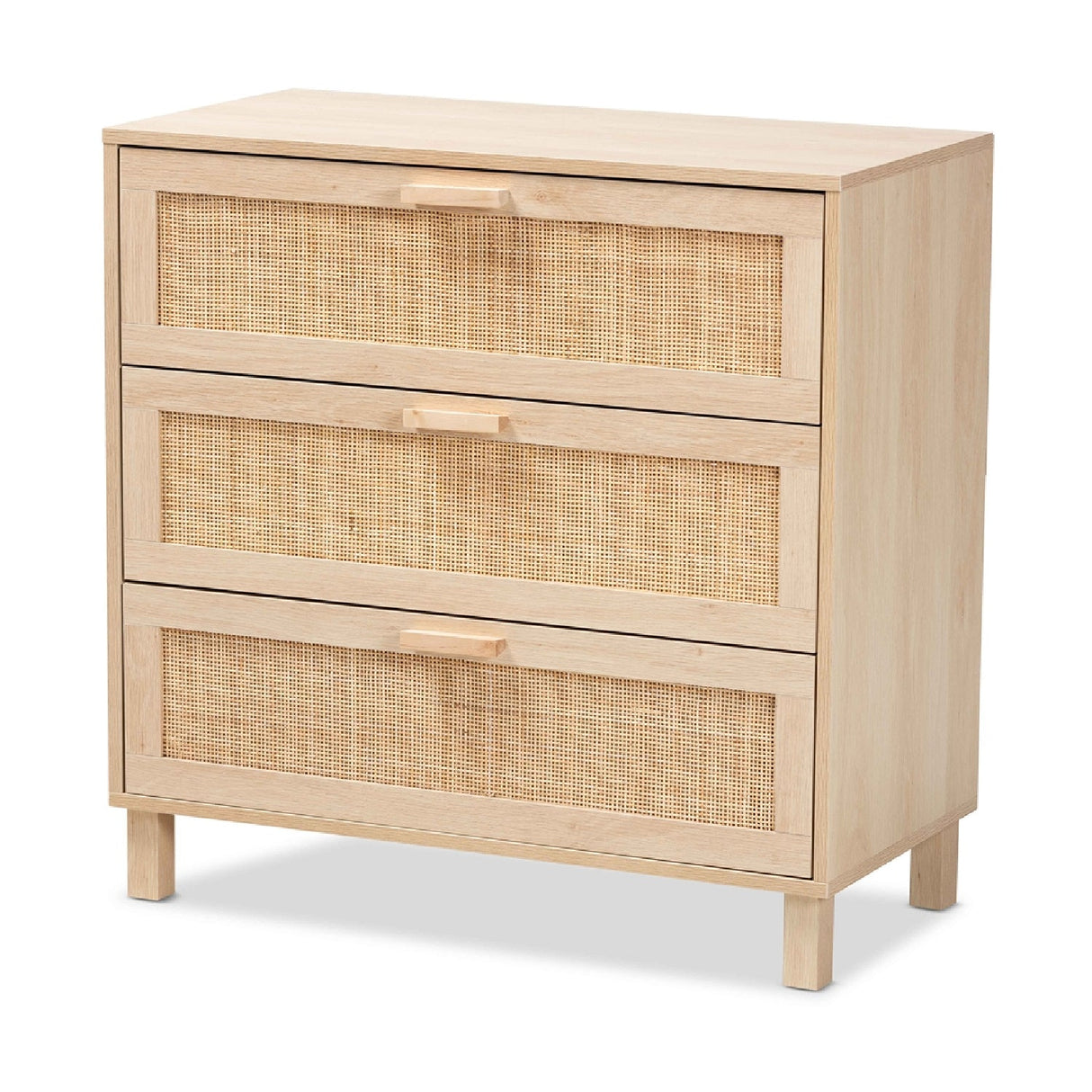 Modern European furniture - 3 Drawer Rattan Storage Cabinet - www.oroa.com | Oroa.com
