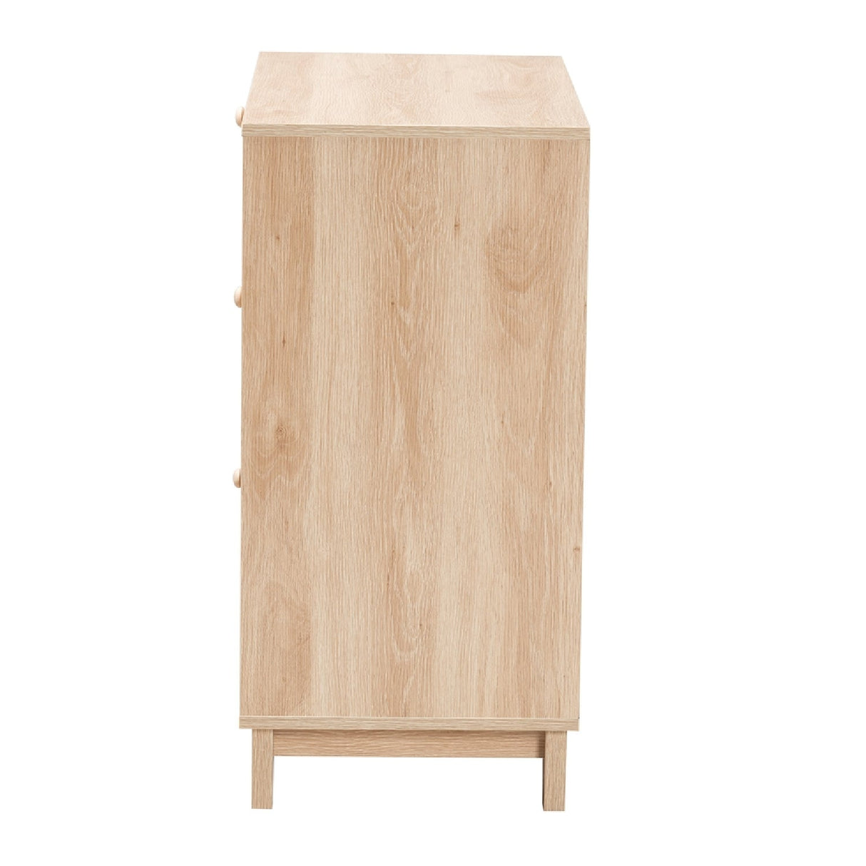 Modern European furniture - Oak Japandi 3 Drawer Cabinet - www.oroa.com | Oroa.com