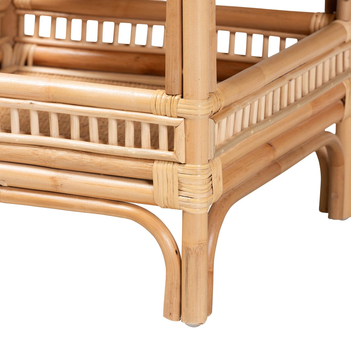 Modern European furniture - Rattan 2 Tier End Table - www.oroa.com | Oroa.com