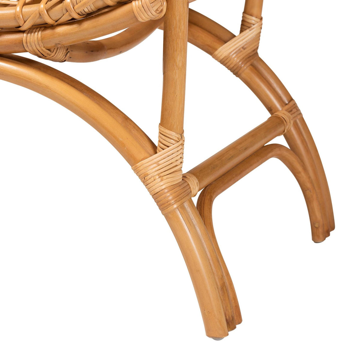 Modern European furniture - Curved Seat Rattan Accent Chair - www.oroa.com | Oroa.com