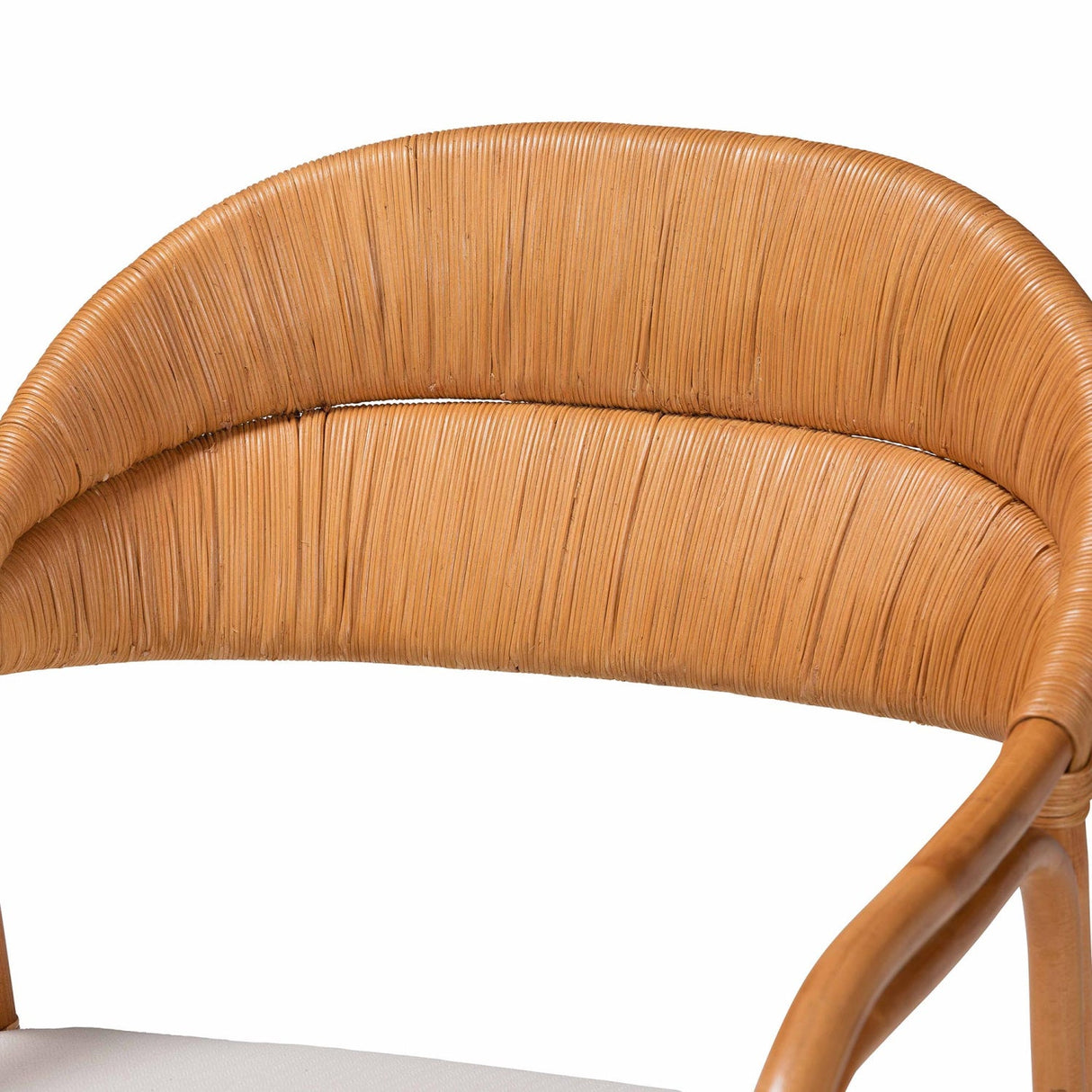 Modern European furniture - Cushioned Seat Rattan Accent Chair - www.oroa.com | Oroa.com
