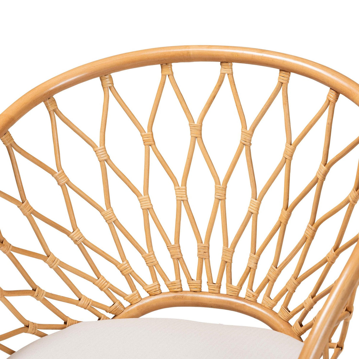 Modern European furniture - Rattan Sloped Accent Chair - www.oroa.com | Oroa.com