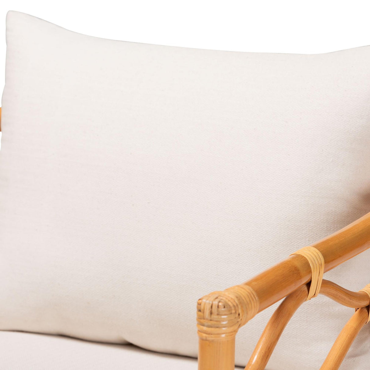 Modern European furniture - Curved Rattan Padded Accent Chair - www.oroa.com | Oroa.com