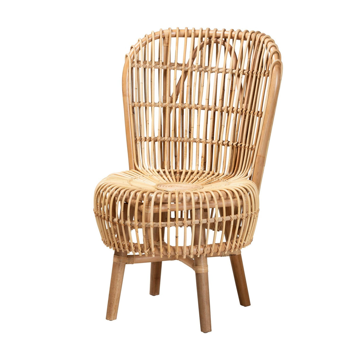 Modern European furniture - Rattan Rods Lounge Chair - www.oroa.com | Oroa.com
