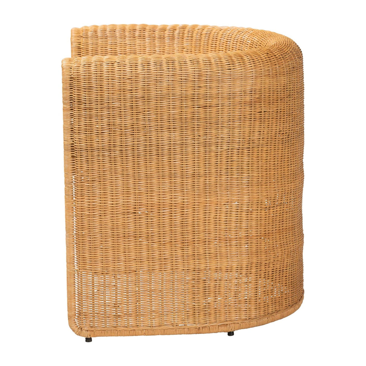 Modern European furniture - Handwoven Rattan Barrel Dining Chair - www.oroa.com | Oroa.com