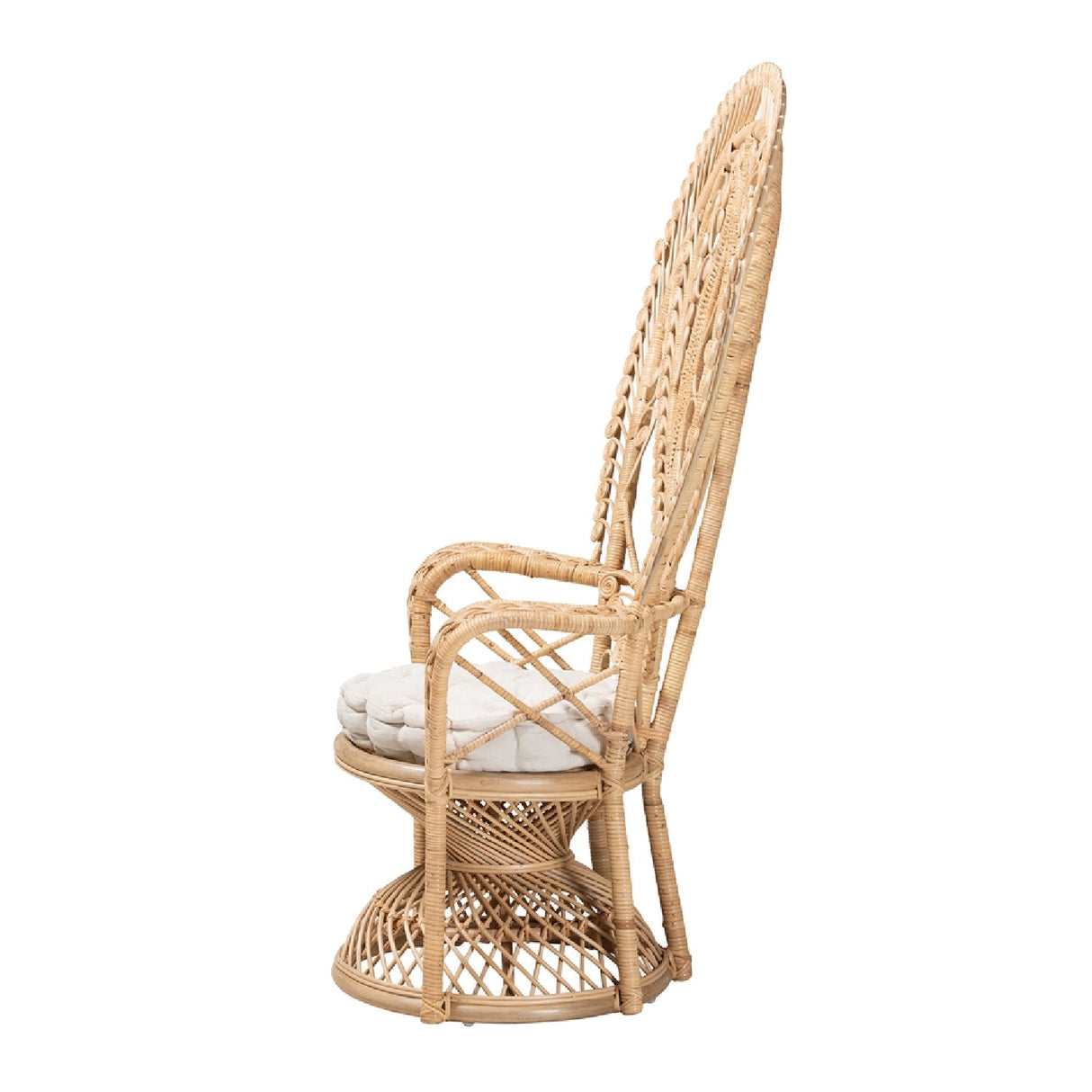 Modern European furniture - Rattan Indoor Semi Outdoor Peacock Accent Chair - www.oroa.com | Oroa.com