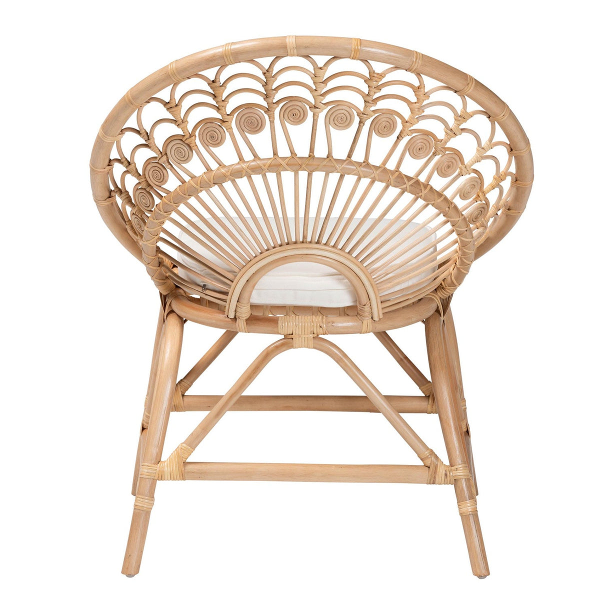 Modern European furniture - Boho Rattan Peacock Accent Chair - www.oroa.com | Oroa.com