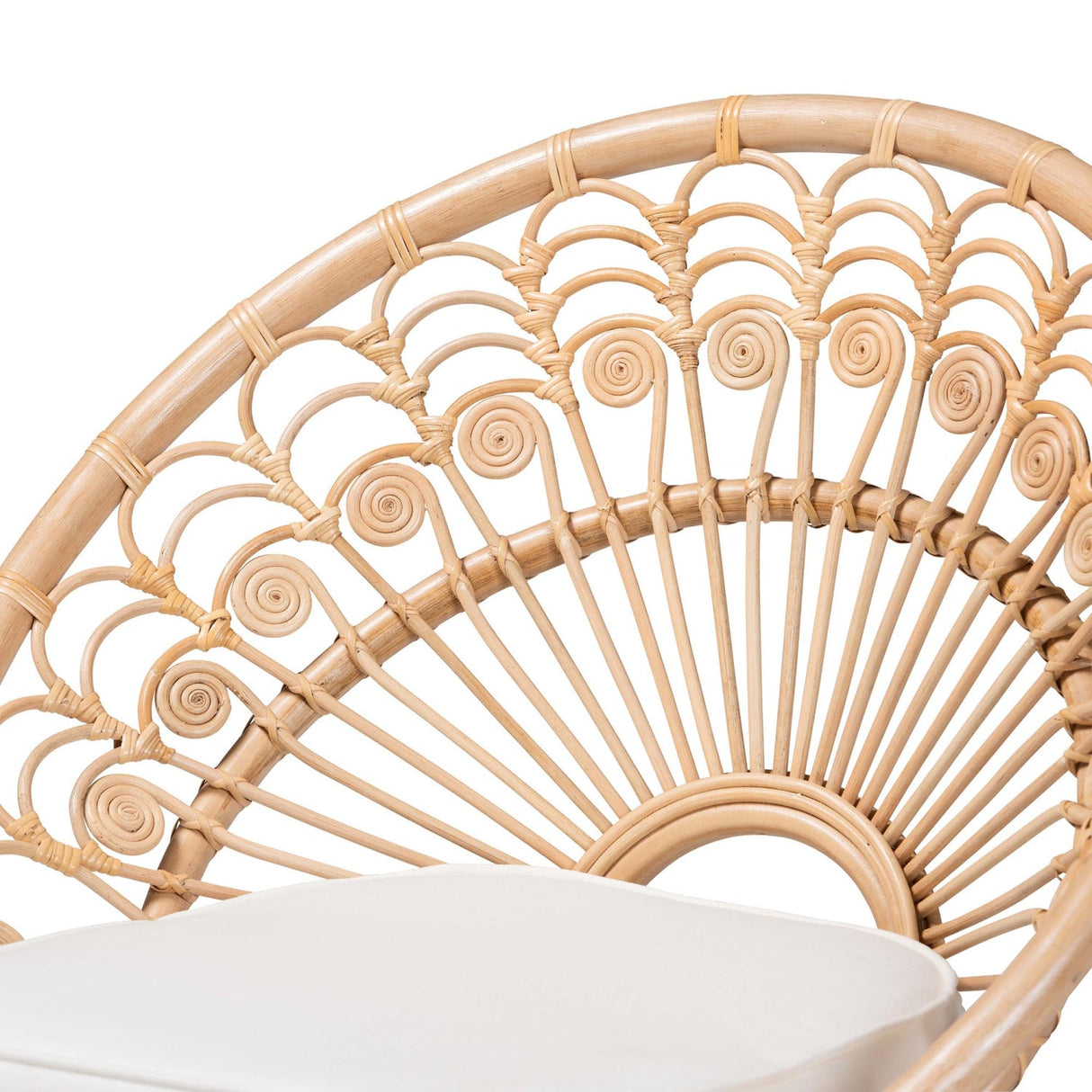 Modern European furniture - Boho Rattan Peacock Accent Chair - www.oroa.com | Oroa.com