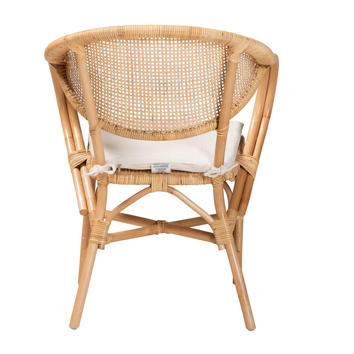 Modern European furniture - Natural Rattan Framed Dining Chair - www.oroa.com | Oroa.com