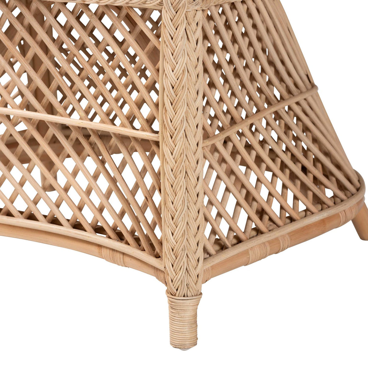 Modern European furniture - Braided Rattan Bohemian Accent Armchair - www.oroa.com | Oroa.com