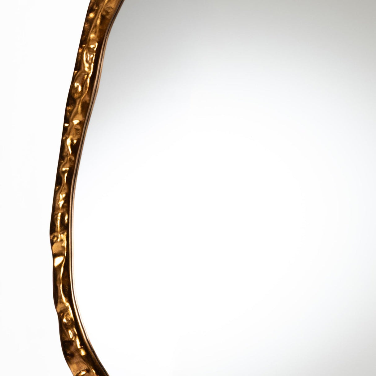 Modern European furniture - Antique Gold Freeform Accent Mirror - www.oroa.com | Oroa.com