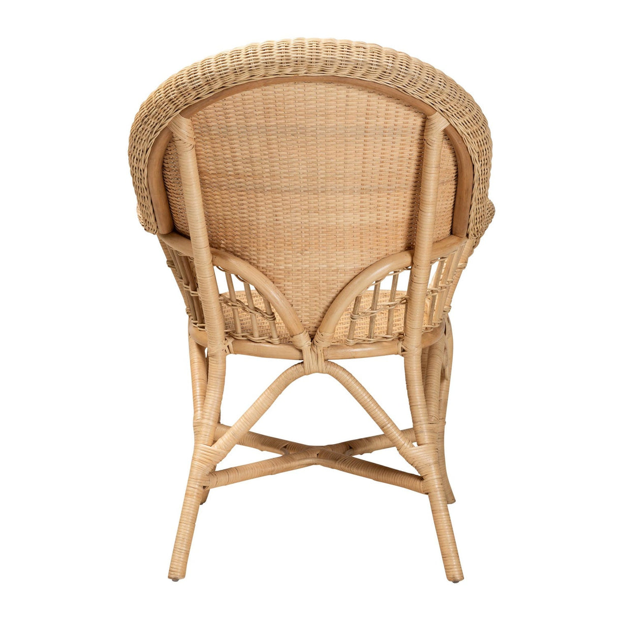 Modern European furniture - Woven Natural Rattan Accent Chair - www.oroa.com | Oroa.com
