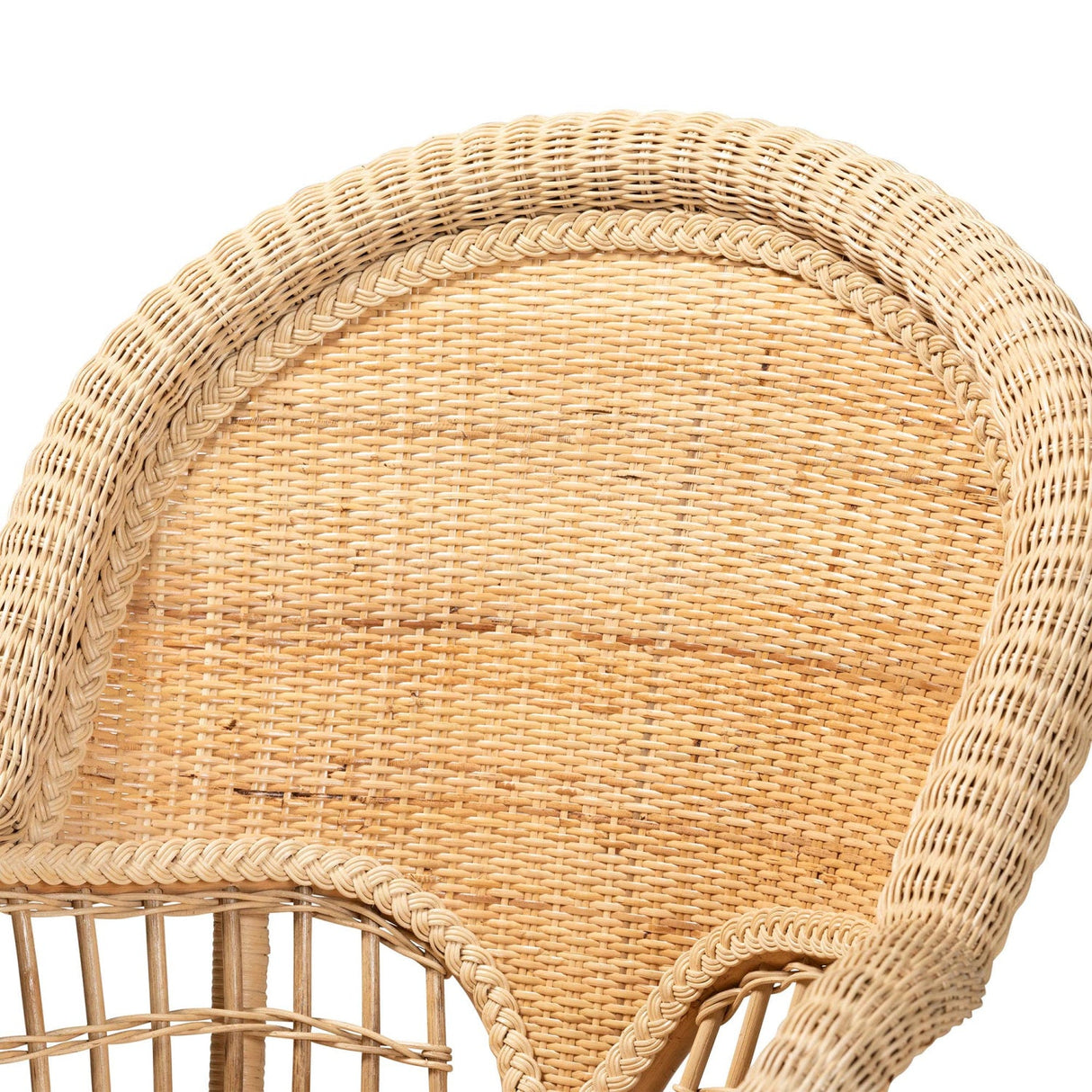 Modern European furniture - Woven Natural Rattan Accent Chair - www.oroa.com | Oroa.com