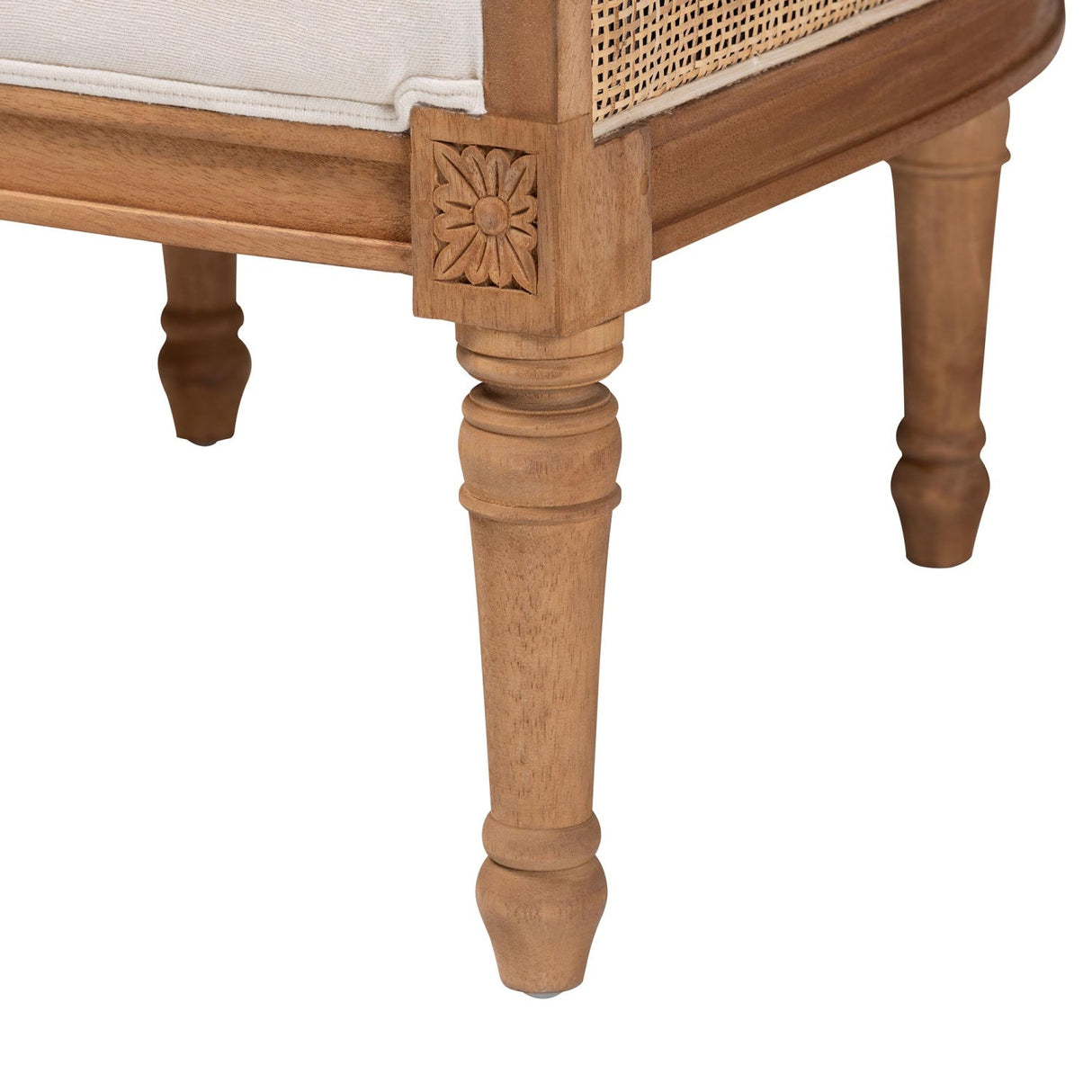 Modern European furniture - Woven Rattan French Accent Chair - www.oroa.com | Oroa.com