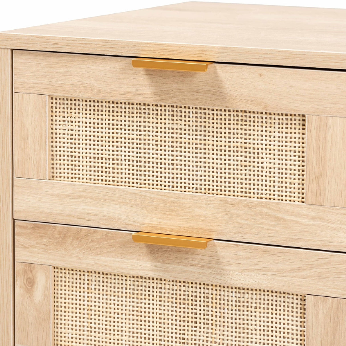 Modern European furniture - Oak 2 Drawer End Table - www.oroa.com | Oroa.com