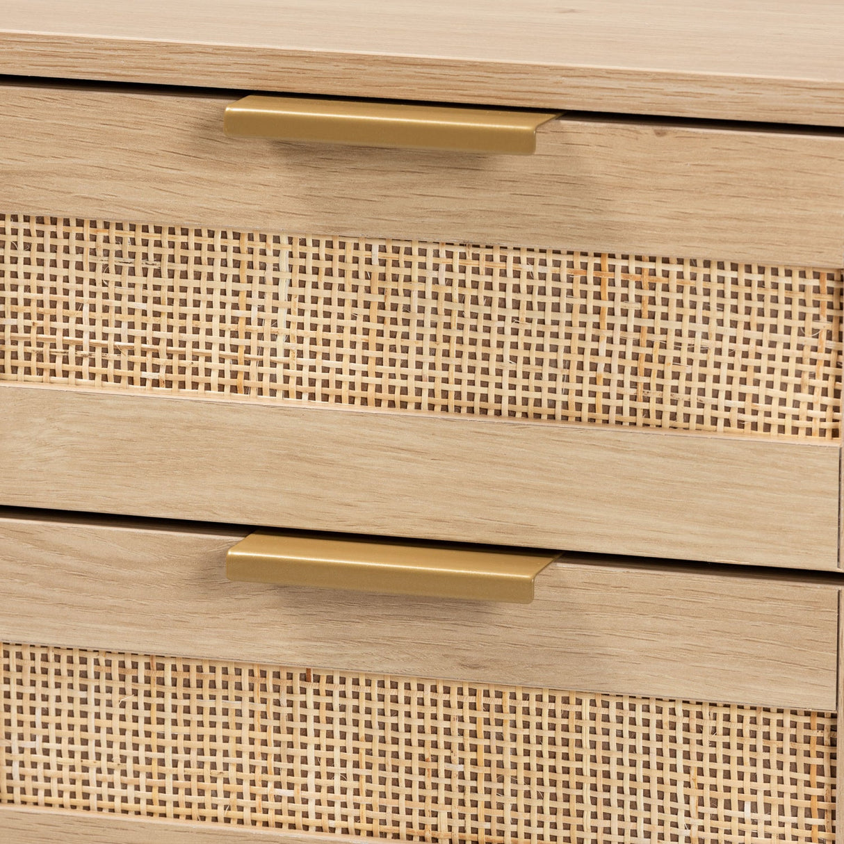 Modern European furniture - Japandi 2 Drawer End Table - www.oroa.com | Oroa.com