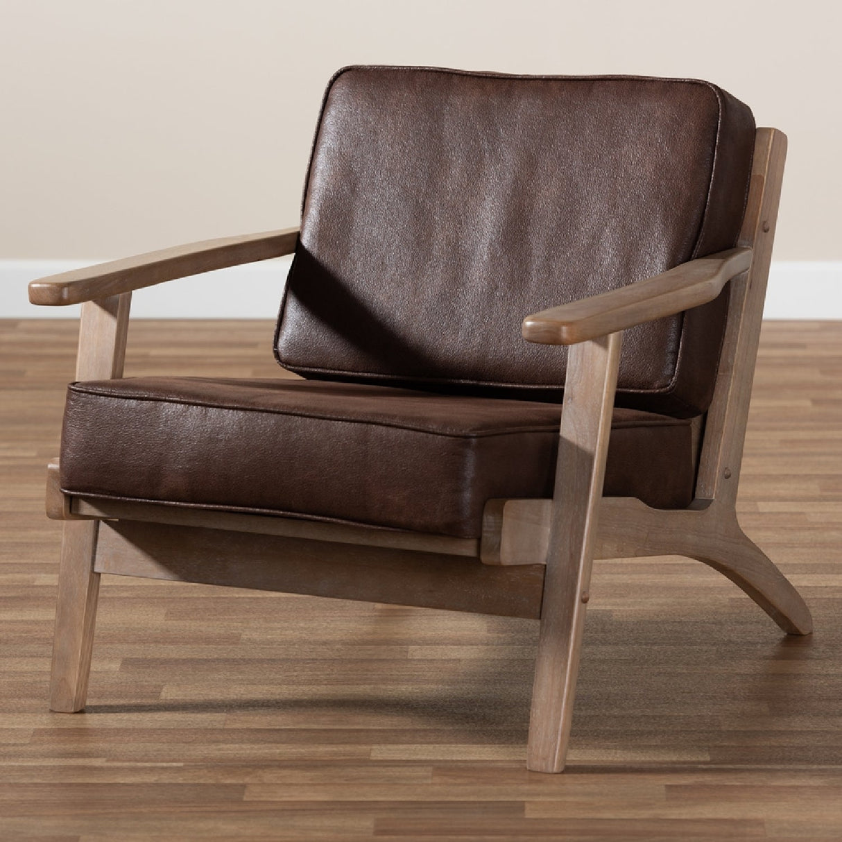 Modern European furniture - Oak Framed Lounge Chair - www.oroa.com | Oroa.com