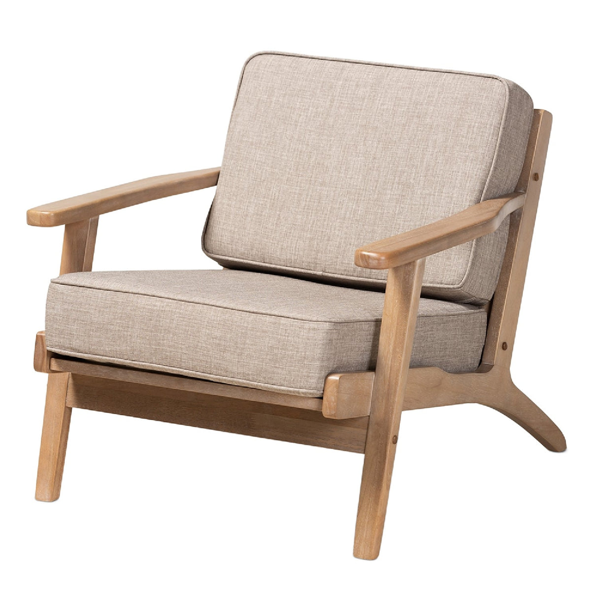 Modern European furniture - Oak Framed Lounge Chair - www.oroa.com | Oroa.com
