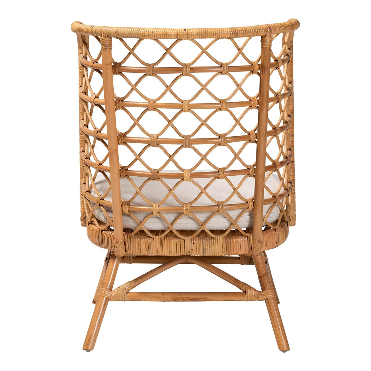 Modern European furniture - Rattan Openwork Tall Accent Chair - www.oroa.com | Oroa.com