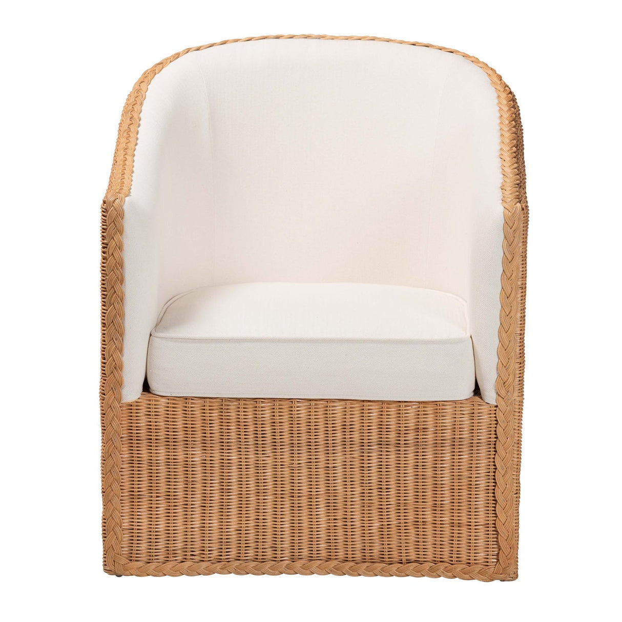 Modern European furniture - Padded Rattan Bohemian Lounge Chair - www.oroa.com | Oroa.com