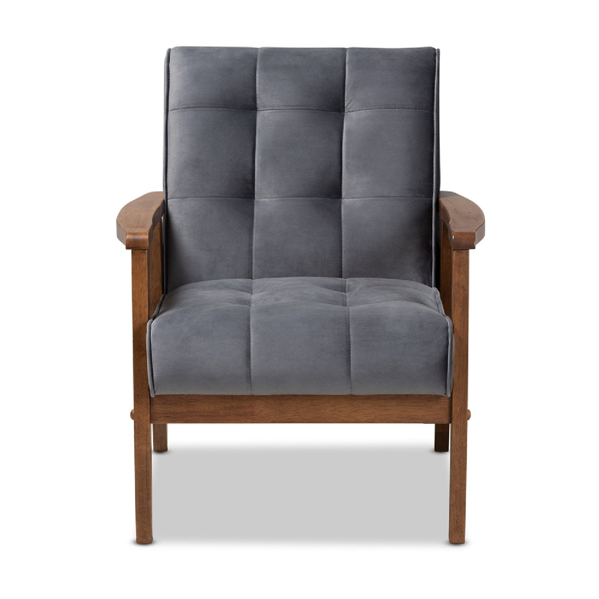 Modern European furniture - Tufted Velvet Accent Chair - www.oroa.com | Oroa.com