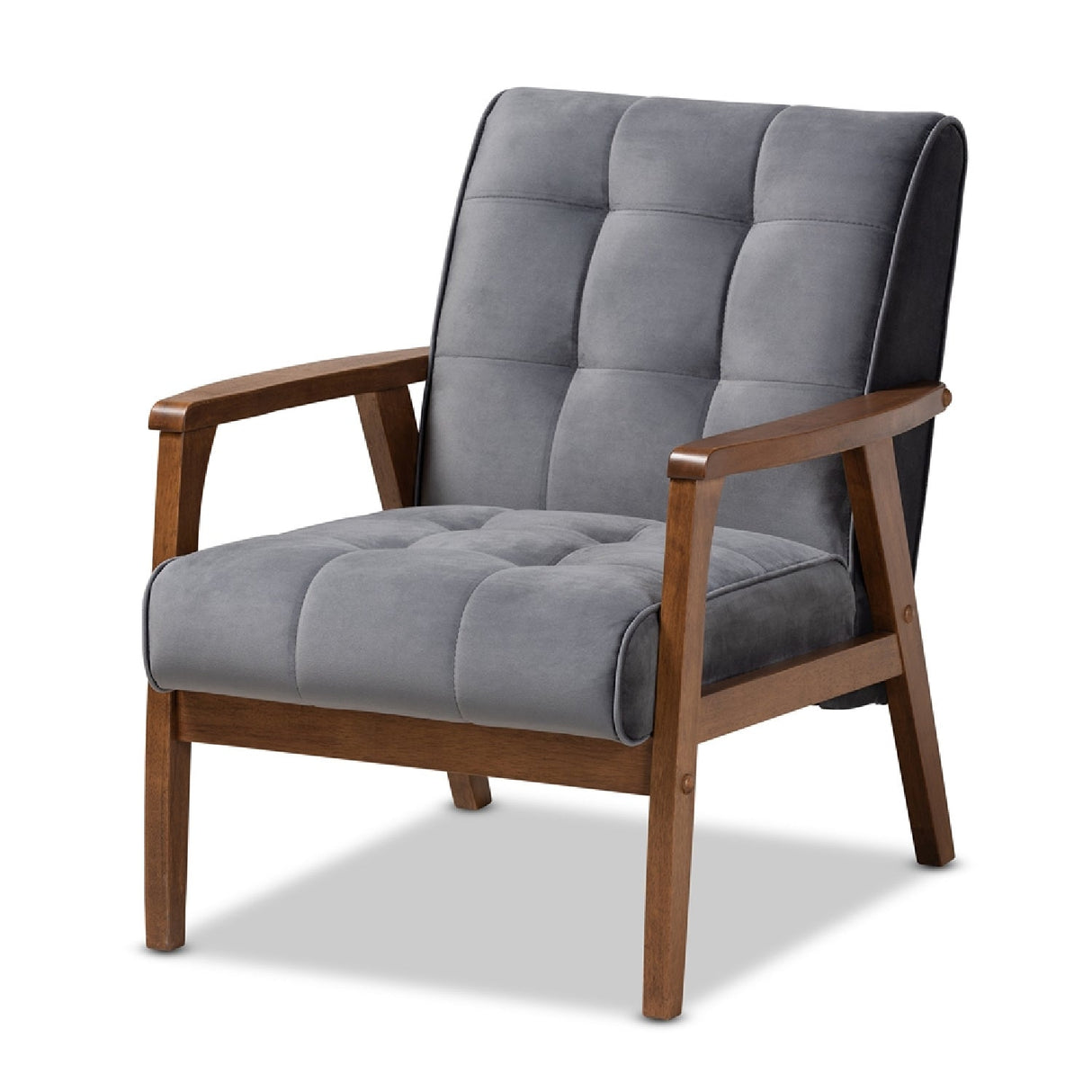 Modern European furniture - Tufted Velvet Accent Chair - www.oroa.com | Oroa.com