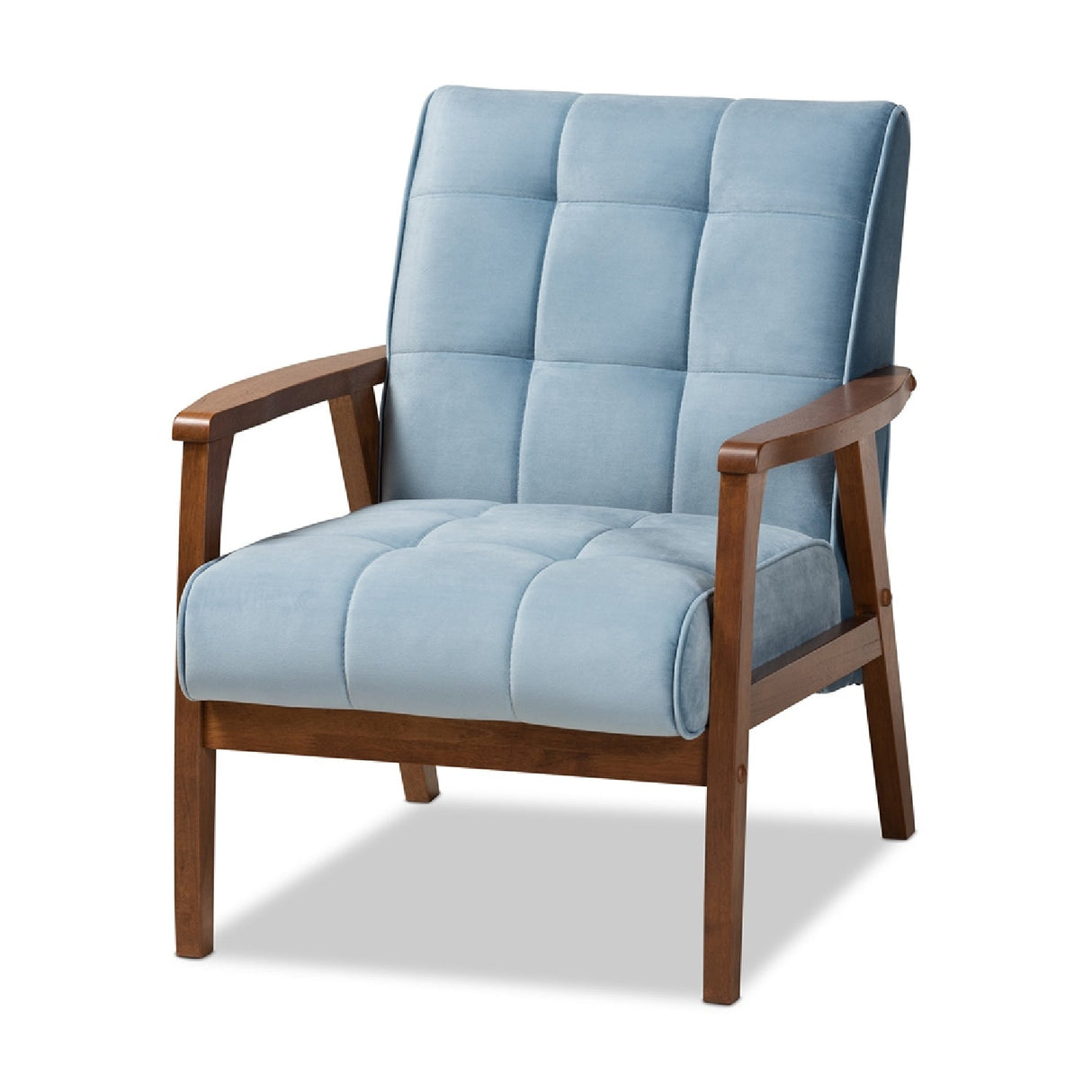 Modern European furniture - Tufted Velvet Accent Chair - www.oroa.com | Oroa.com