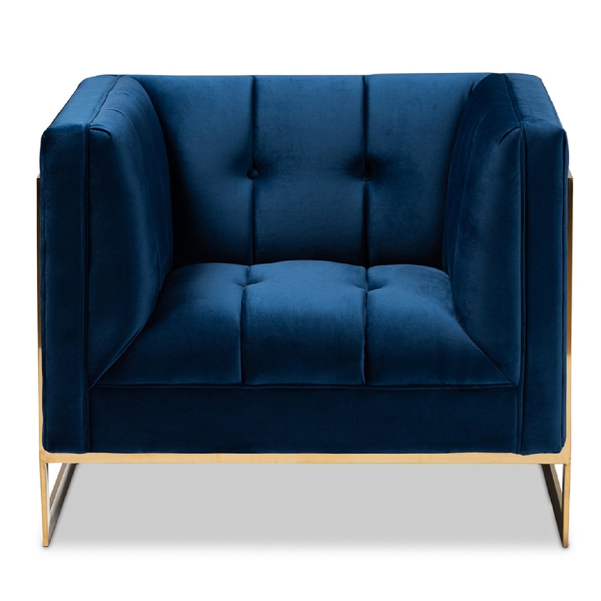 Modern European furniture - Button Tufted Velvet Accent Chair - www.oroa.com | Oroa.com