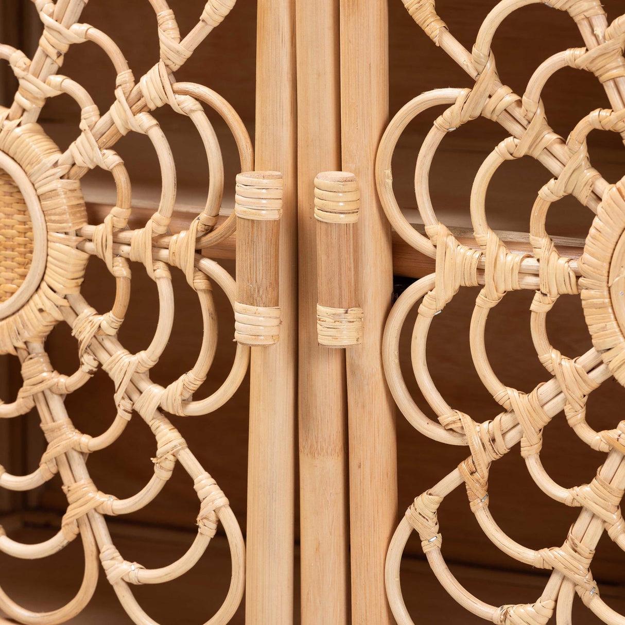 Modern European furniture - Floral Woven 2 Door Cabinet - www.oroa.com | Oroa.com