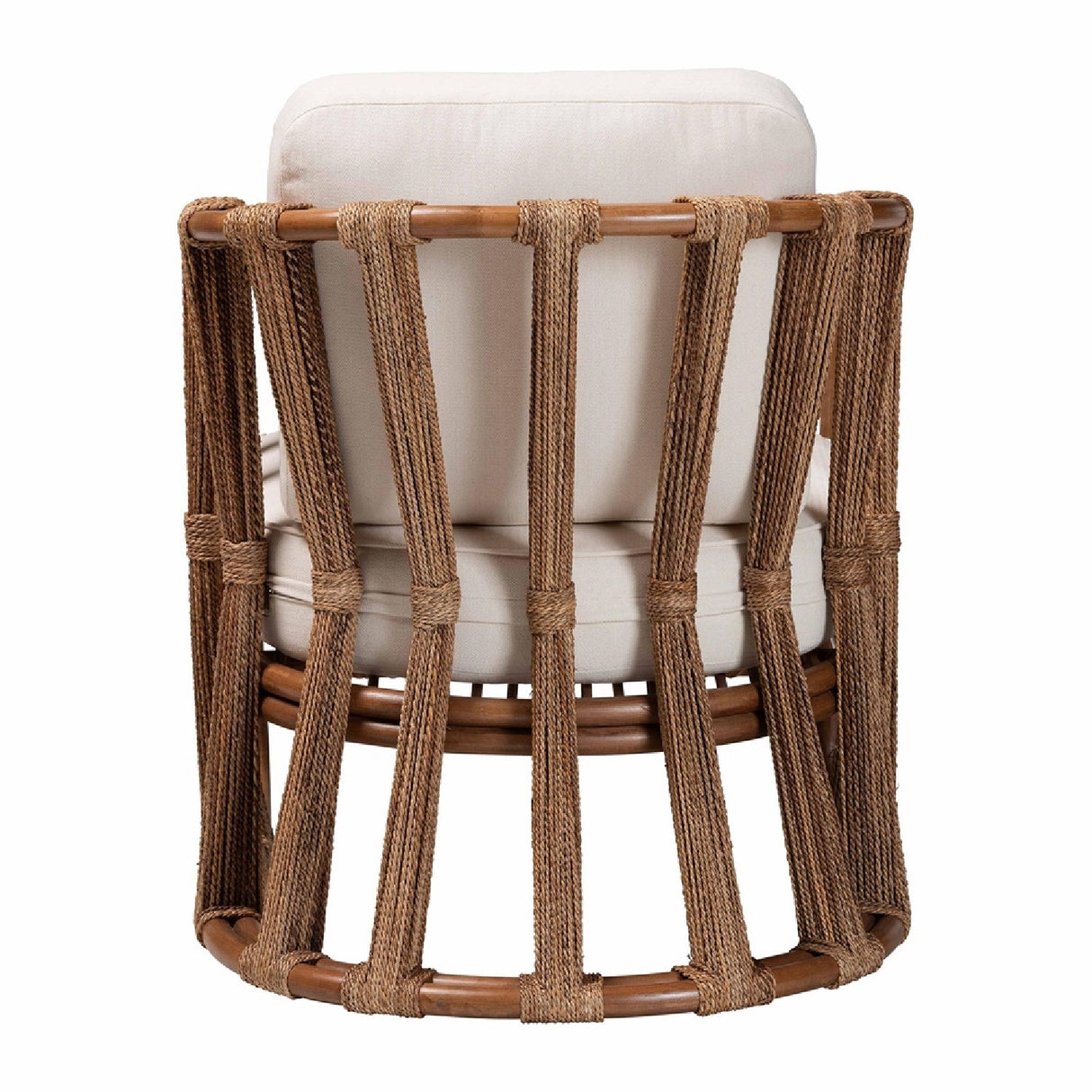 Modern European furniture - Woven Seagrass Accent Chair - www.oroa.com | Oroa.com