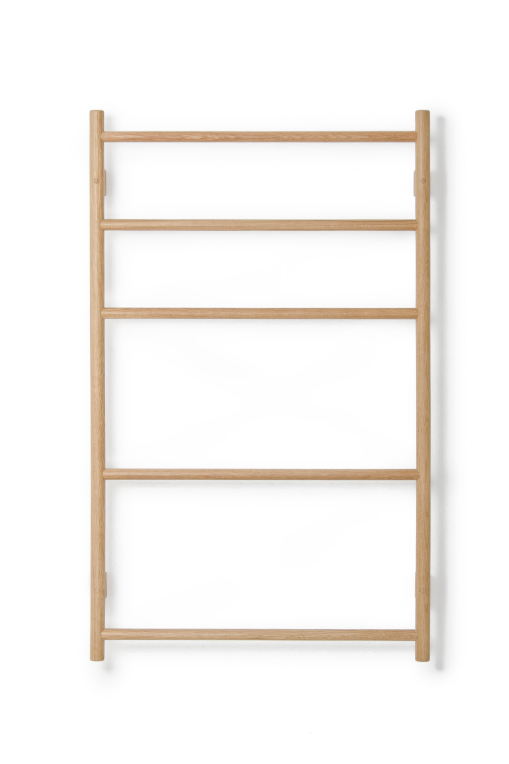 5-Bar Oak Wall Mounted Towel Rail | Oroa.com
