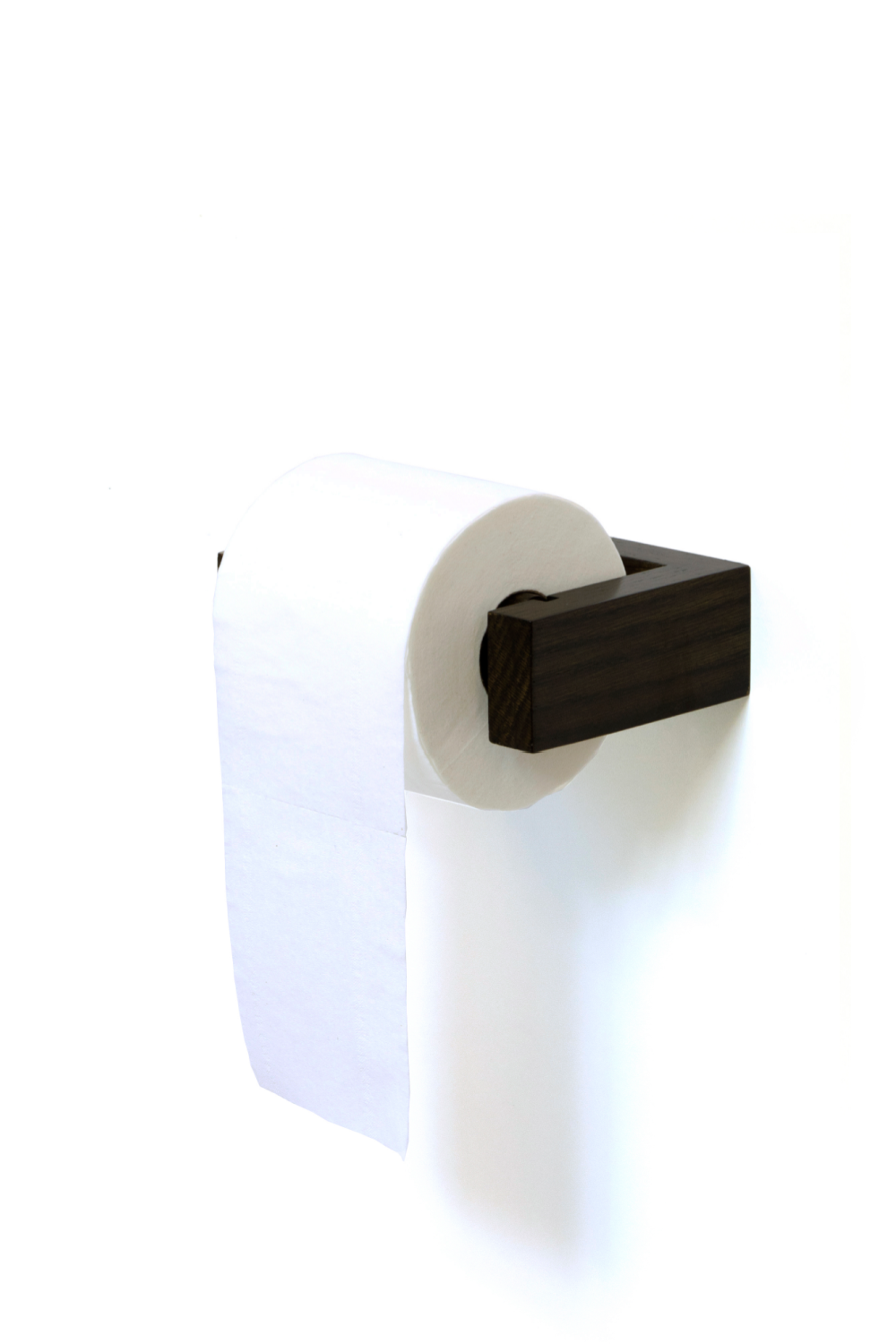 Oak Wall Toilet Roll Holder | Oroa.com