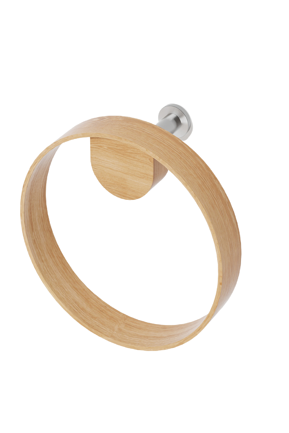Wooden Ring Towel Holder | Oroa.com