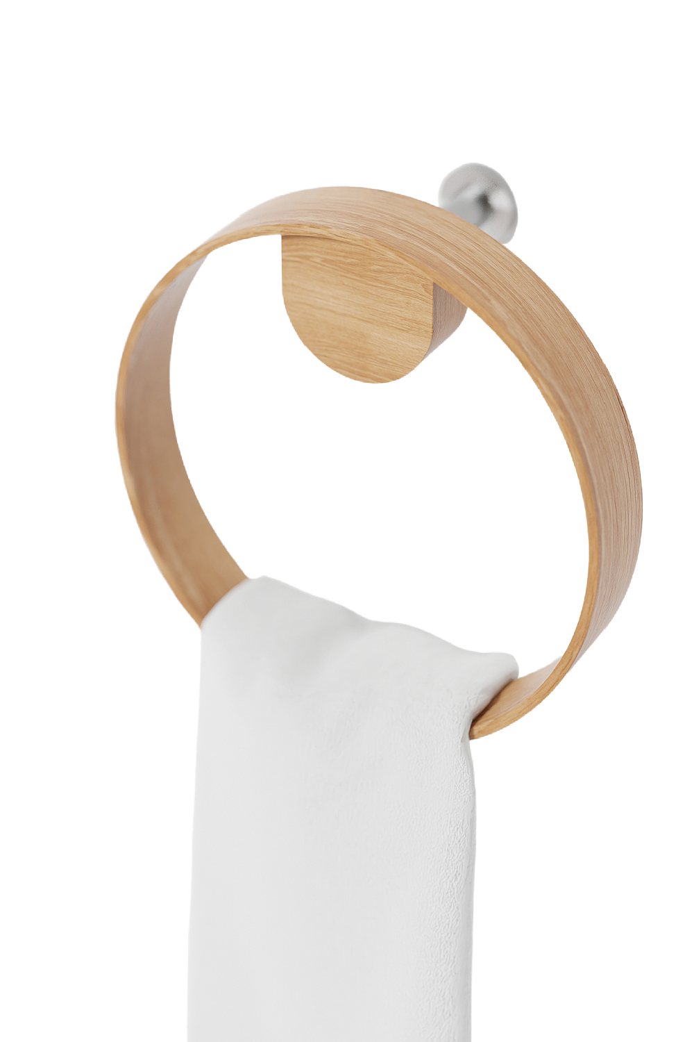 Wooden Ring Towel Holder | Oroa.com