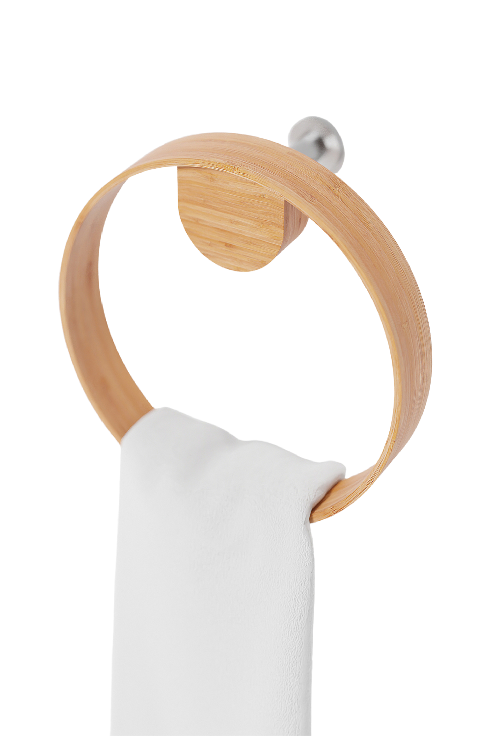 Wooden Ring Towel Holder | Oroa.com