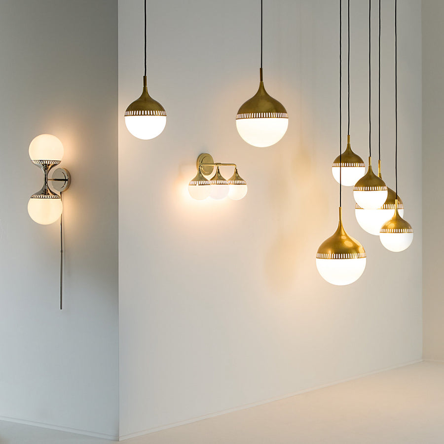 Three-Light Glass Wall Lamp | Oroa.com