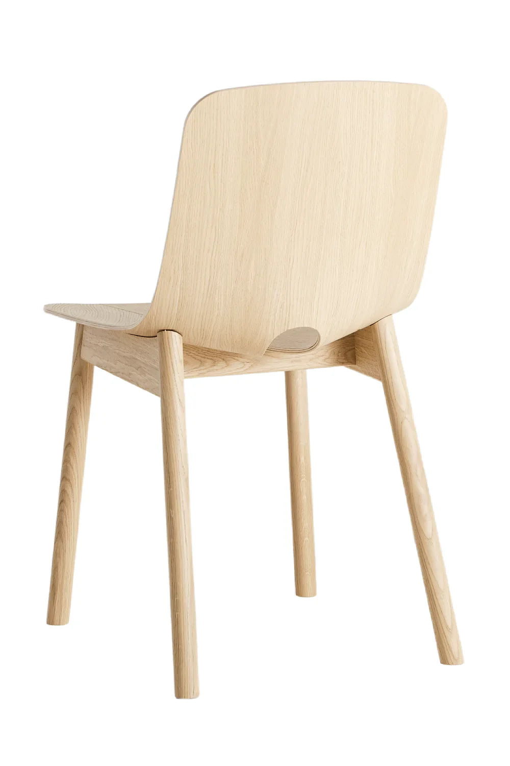 White Oak Minimalist Dining Chair | Oroa.com